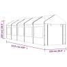 Gazebo with Roof White 11.15x2.28m - Durable Outdoor Shelter