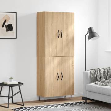 Highboard Sonoma Oak - Elegant Storage Solution | HipoMarket UK