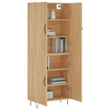 Highboard Sonoma Oak - Elegant Storage Solution | HipoMarket UK