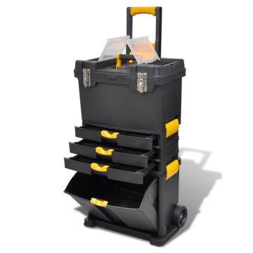 Portable Tool Case Chest Trolley - Durable & Spacious Storage