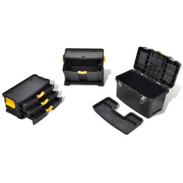 Portable Tool Case Chest Trolley - Durable & Spacious Storage