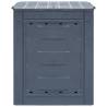 Garden Composter Grey 60x60x73 cm - 260 L | Hipo Market