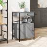 Kitchen Trolley Grey Sonoma 56x43 cm - Durable & Stylish Storage