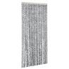 Fly Curtain Grey & Black/White 56x200 cm | Insect Protection