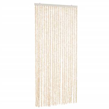 Fly Curtain Beige & White 100x220 cm | Hipo Market