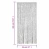 Fly Curtain Grey 56x185 cm | Chenille Insect Barrier