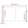 Retractable Side Awning Cream 140x300 cm | Hipomarket