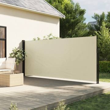 Retractable Side Awning Cream - 160x300 cm | Hipomarket