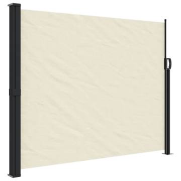 Retractable Side Awning Cream - 160x300 cm | Hipomarket