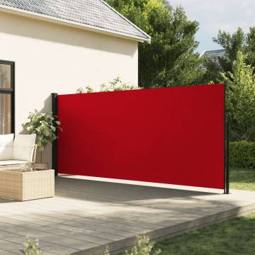 Retractable Side Awning Red 160x300 cm | Hipomarket UK