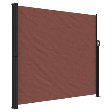 Retractable Side Awning Brown 180x300 cm | Hipomarket UK