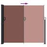 Retractable Side Awning Brown 180x300 cm | Hipomarket UK