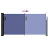 Retractable Side Awning Blue - 100x500 cm | HipoMarket UK