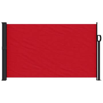 Retractable Side Awning Red 120x500 cm - Privacy Solution