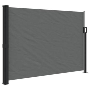 Retractable Side Awning Anthracite 140x500 cm - Privacy Solution