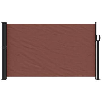 Retractable Side Awning Brown 120x600 cm - Hipomarket UK