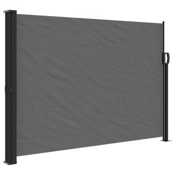 Retractable Side Awning Anthracite 140x600 cm - Hipomarket