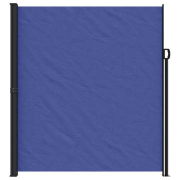 Retractable Side Awning Blue 220x600 cm - Hipomarket