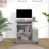 Computer Desk Grey Sonoma - Compact & Stylish 80x50x75 cm