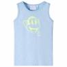 Kids' Tank Top Soft Blue Melange 92 Colour light blue Size 92 (1.5-2y) 