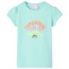 Kids' T-shirt Light Aqua 104 Colour aqua Size 104 (3-4y) 