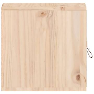 Wall Cabinet 31.5x30x30 cm - Solid Pine Wood | HipoMarket