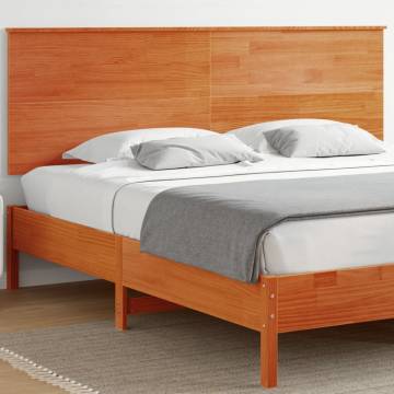 Headboard Wax Brown 180 cm Solid Wood Pine | HipoMarket