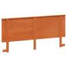 Headboard Wax Brown 180 cm Solid Wood Pine | HipoMarket