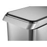 EKO Waste Bin Touch Bar 30 L - Matte Silver | Hipomarket