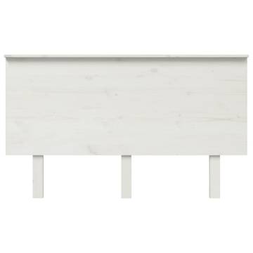 Elegant White Pine Bed Headboard | 184x6x82.5 cm