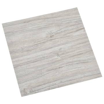 Self-Adhesive Flooring Planks - Light Grey - 55 pcs | Hipomarket