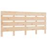 Stylish Solid Wood Pine Headboard - 120x3x80 cm