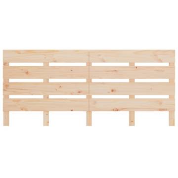 Stylish Solid Wood Pine Headboard - 120x3x80 cm