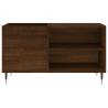 Stylish Record Cabinet in Brown Oak - 85x38x48 cm