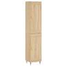 Stylish Highboard Sonoma Oak | 34.5x34x180 cm | Hipomarket