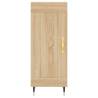 Stylish Highboard Sonoma Oak | 34.5x34x180 cm | Hipomarket