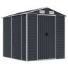 Garden Shed Anthracite 191x215 cm - Galvanised Steel Storage