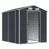 Garden Shed Anthracite 191x215 cm - Galvanised Steel Storage