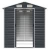 Garden Shed Anthracite 191x215 cm - Galvanised Steel Storage