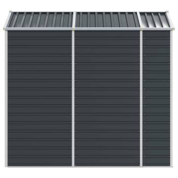 Garden Shed Anthracite 191x215 cm - Galvanised Steel Storage