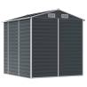 Garden Shed Anthracite 191x215 cm - Galvanised Steel Storage