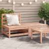 Garden Sofa Armless with Footstool Solid Wood Douglas Colour natural douglas Quantity in Package 1 Model chair + footrest 