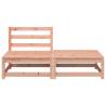 Garden Sofa Armless with Footstool - Solid Wood Douglas