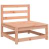 Garden Sofa Armless with Footstool - Solid Wood Douglas