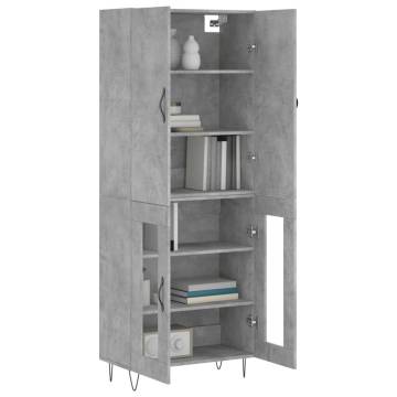 Highboard Concrete Grey - Stylish Storage Solution