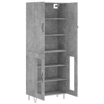 Highboard Concrete Grey - Stylish Storage Solution