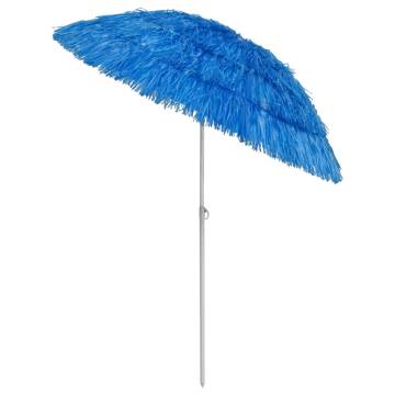 Hawaii Beach Umbrella Blue 180 cm - UV Protection & Durability