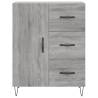 Stylish Highboard Grey Sonoma - 69.5x34x180 cm | HIPO Market