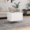 Coffee Table High Gloss White 60x44.5x45 cm Engineered Wood Colour high gloss white Quantity in Package 1 