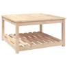 Garden Table 82.5x82.5x45 cm Solid Pine - Elegant Outdoor Furniture